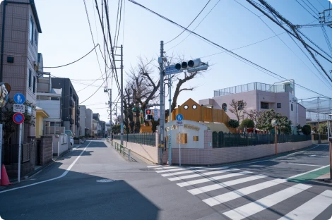 幼稚園もすぐそばに